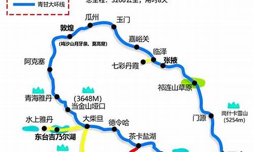 甘肃旅游路线攻略4天_甘肃六日游旅游路线